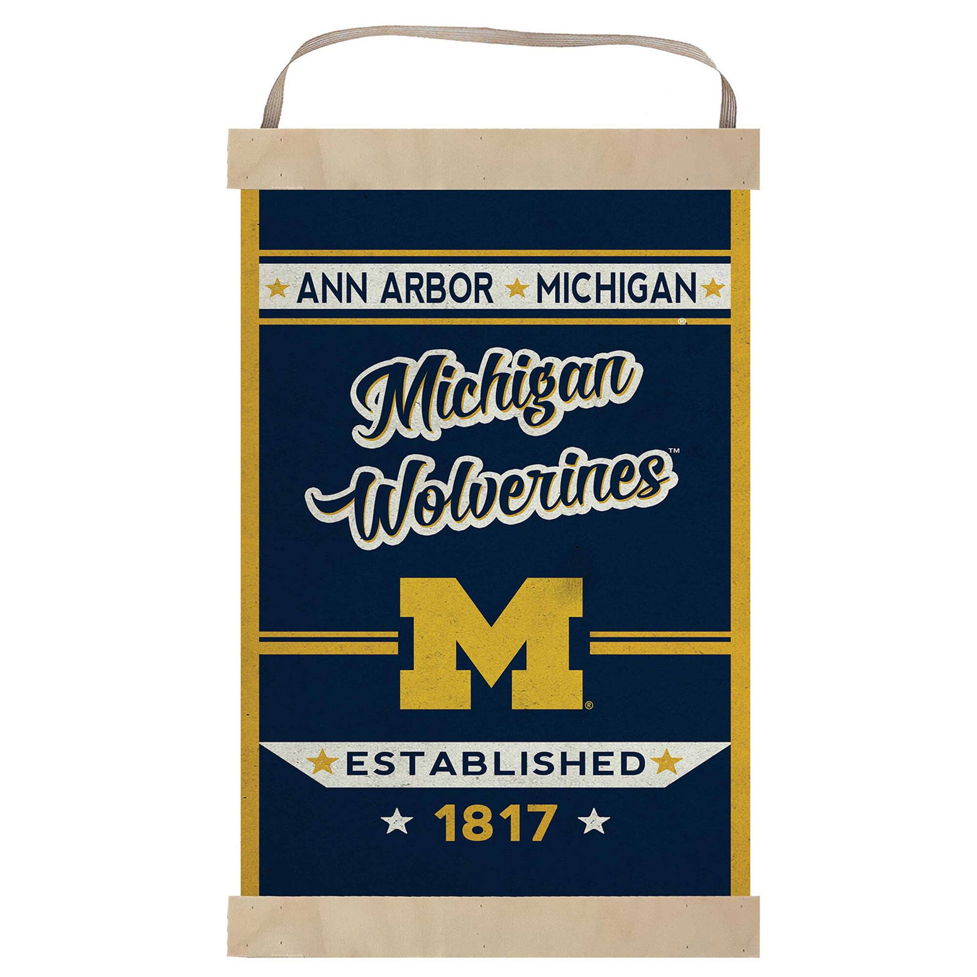 ANN ARBOR MICHIGAN  
Michigan Wolverines  
ESTABLISHED 1817