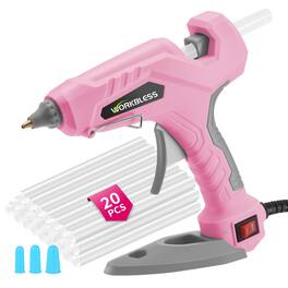 Unique Bargains - Hot Glue Gun Full Size, 60W/100W Dual Temp Fast Heating Heavy Duty Glue Gun with 20pcs Glue Sticks for Industrial Use
