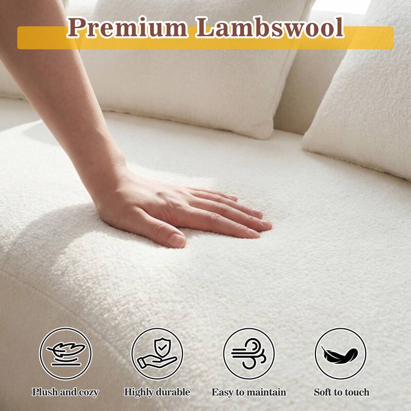 Premium Lambswool

- Plush and cozy
- Highly durable
- Easy to maintain
- Soft to touch