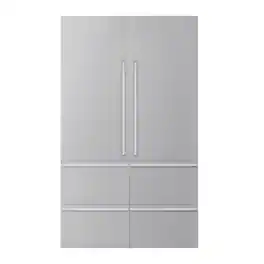 SKS - Transitional Series Panel Kit For 48-Inch French Door Refrigerator - Satin Stainless Steel