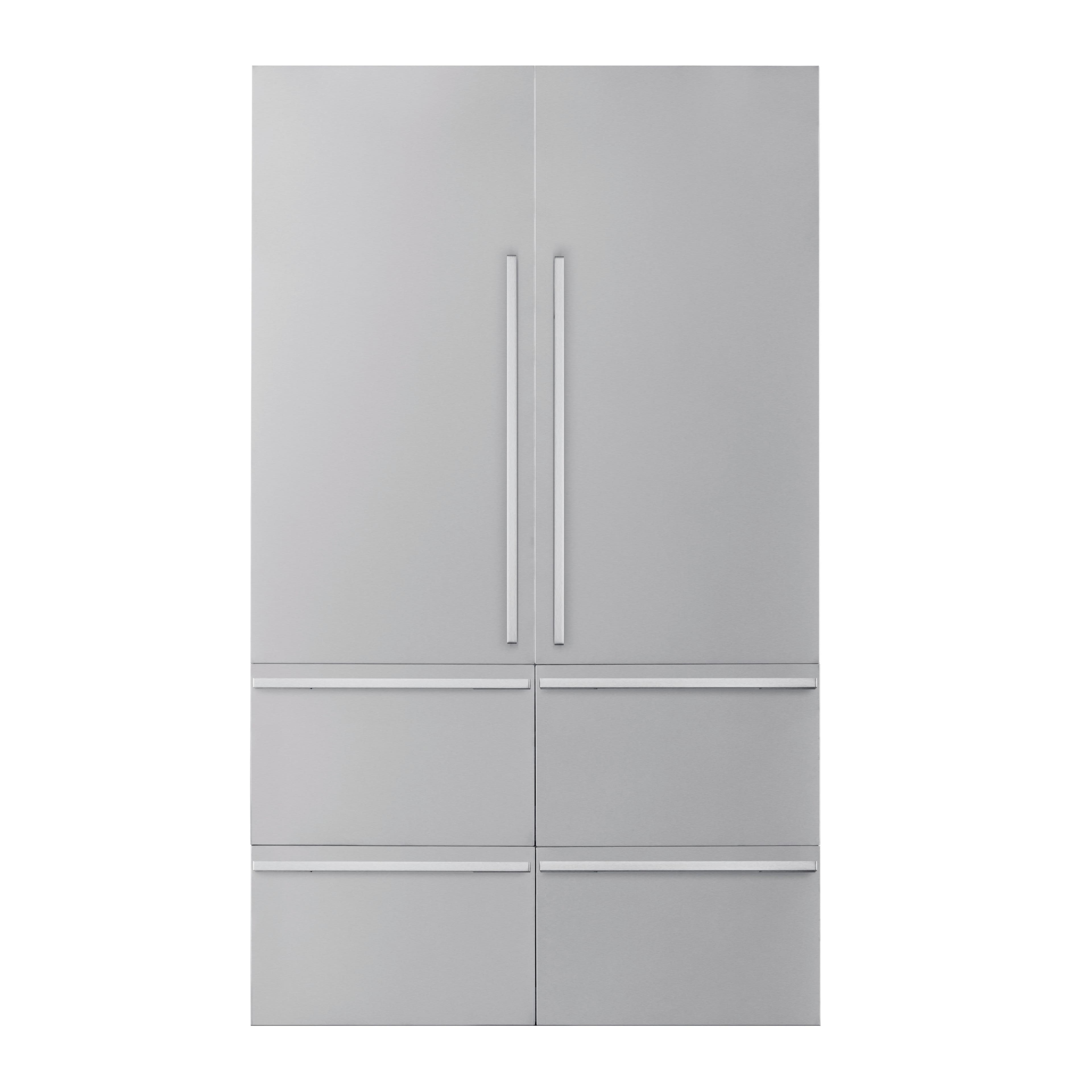 SKS - Transitional Series 48-inch Panel Kit for SKSFD4826P French Door Refrigerator - Satin Stainless Steel