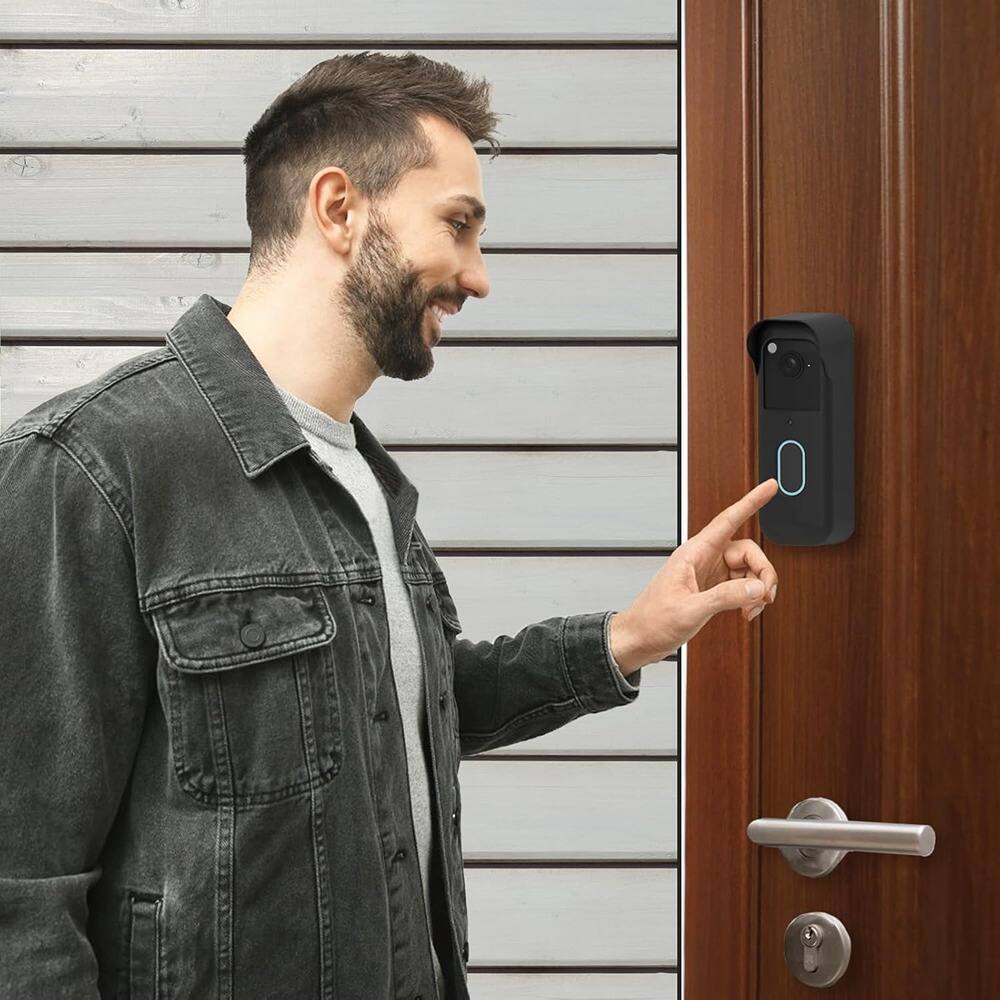 Left. Schertz - Anti-Theft Blink Doorbell Mount for 2nd Gen (2025) - Black.