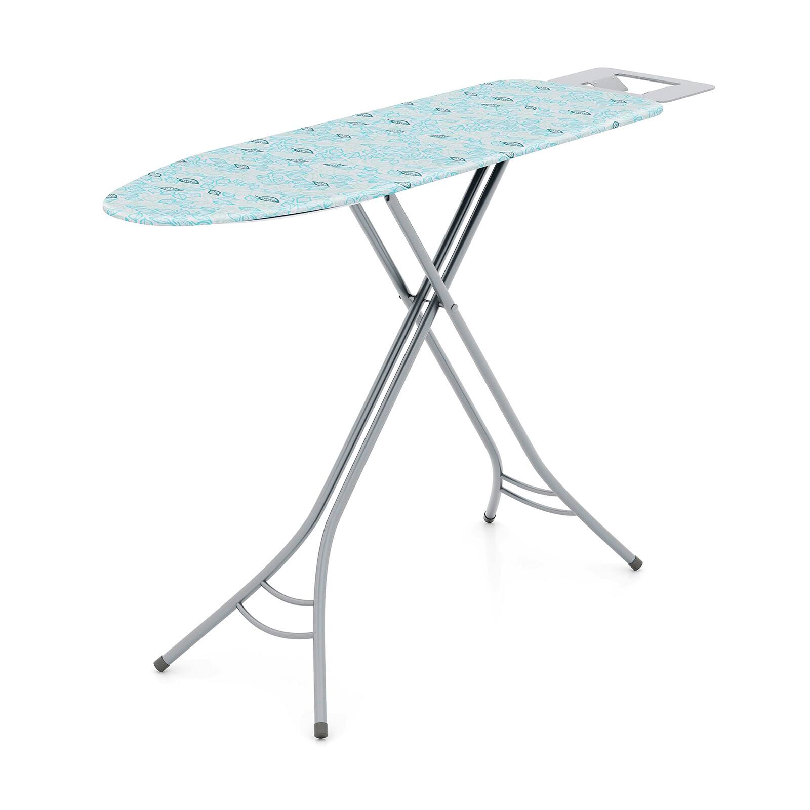 Alt View 6. SKONYON - Adjustable Ironing Board with Wide Surface Stable Frame and Multiple Height Settings - Blue.
