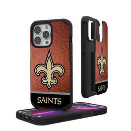 Keyscaper - NFL - New Orleans Saints iPhone Rugged Wordmark Design Case - 12 Pro Max - Multicolor