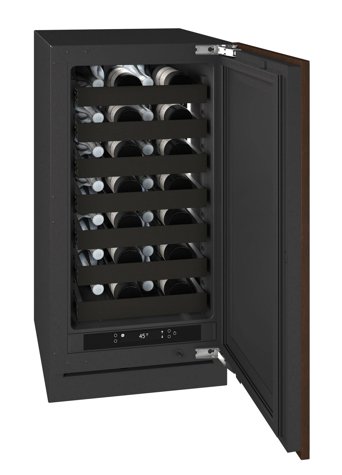 Alt View 2. U-Line - U-Line 18"W. 3.5 Cu.Ft. Built-In Wine Refrigerator-Panel Ready - Integrated Solid.