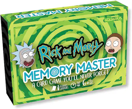 Rick and Morty Memory Master: A Card Game You'll Never Forget
6+ YRS
30 MIN
4 PLAYERS
AQUARIUS