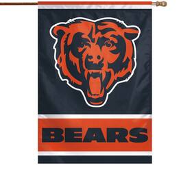 WinCraft - Chicago Bears 28" x 40" Primary Logo Single-Sided Vertical Banner - Multicolor