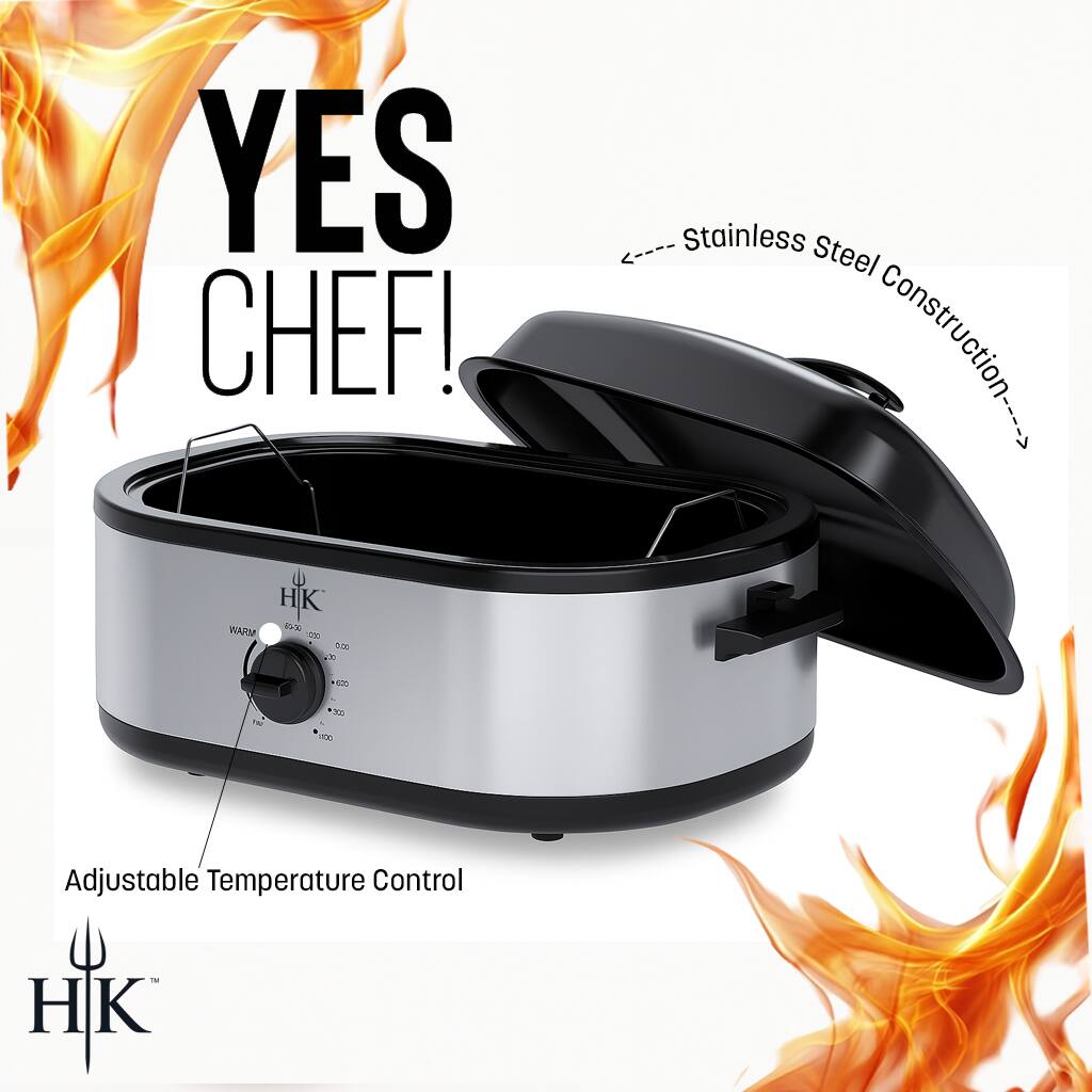 YES CHEF!

Stainless Steel Construction

Adjustable Temperature Control

HK