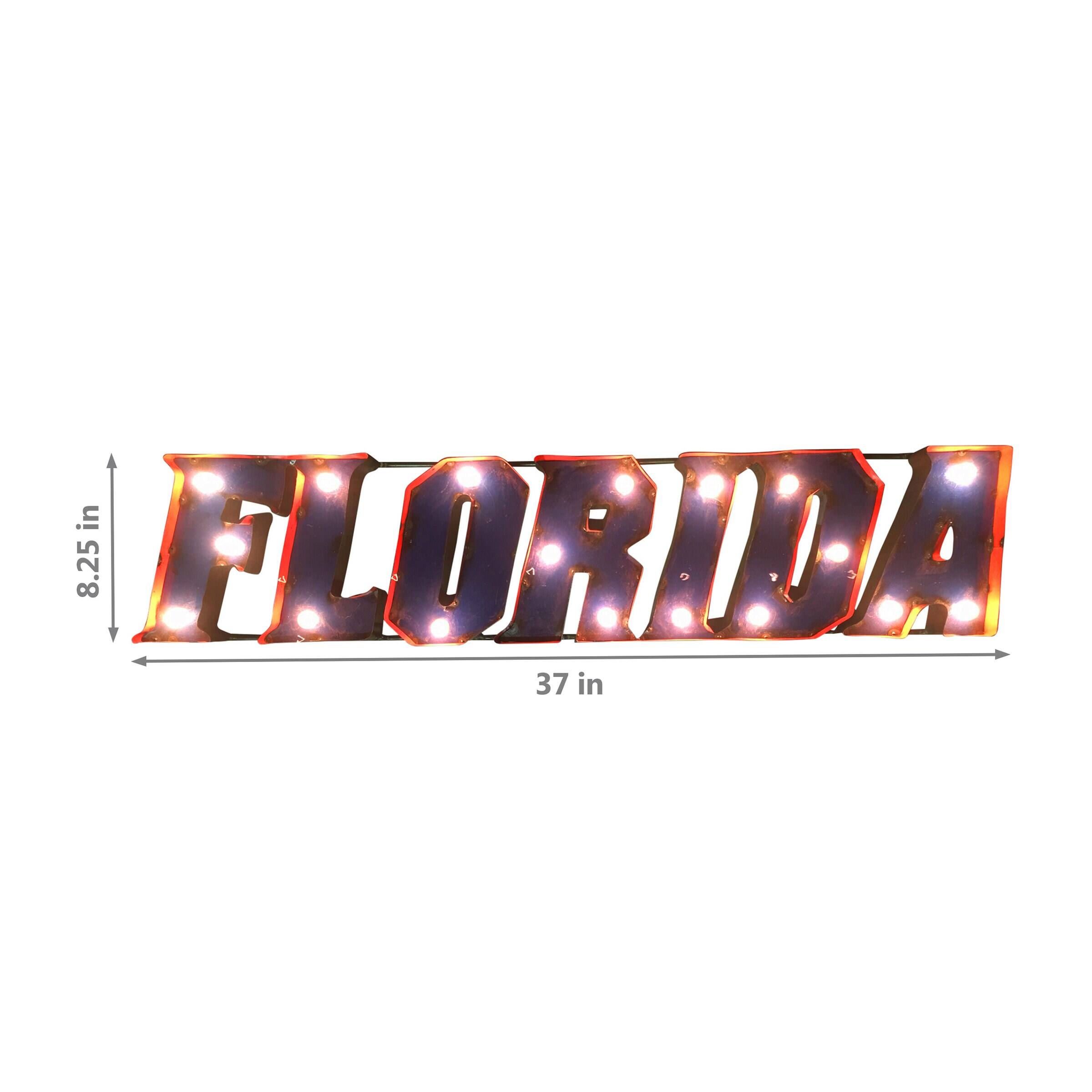 FLORIDA

8.25 in  
37 in