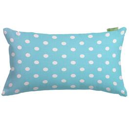 Majestic Home - Pillow 12x20 Polka Dot (Small) Aquamarine - Blue