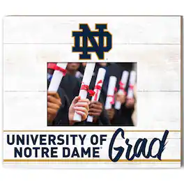 Jardine - Notre Dame Fighting Irish 11'' x 13'' Grad Picture Frame - White