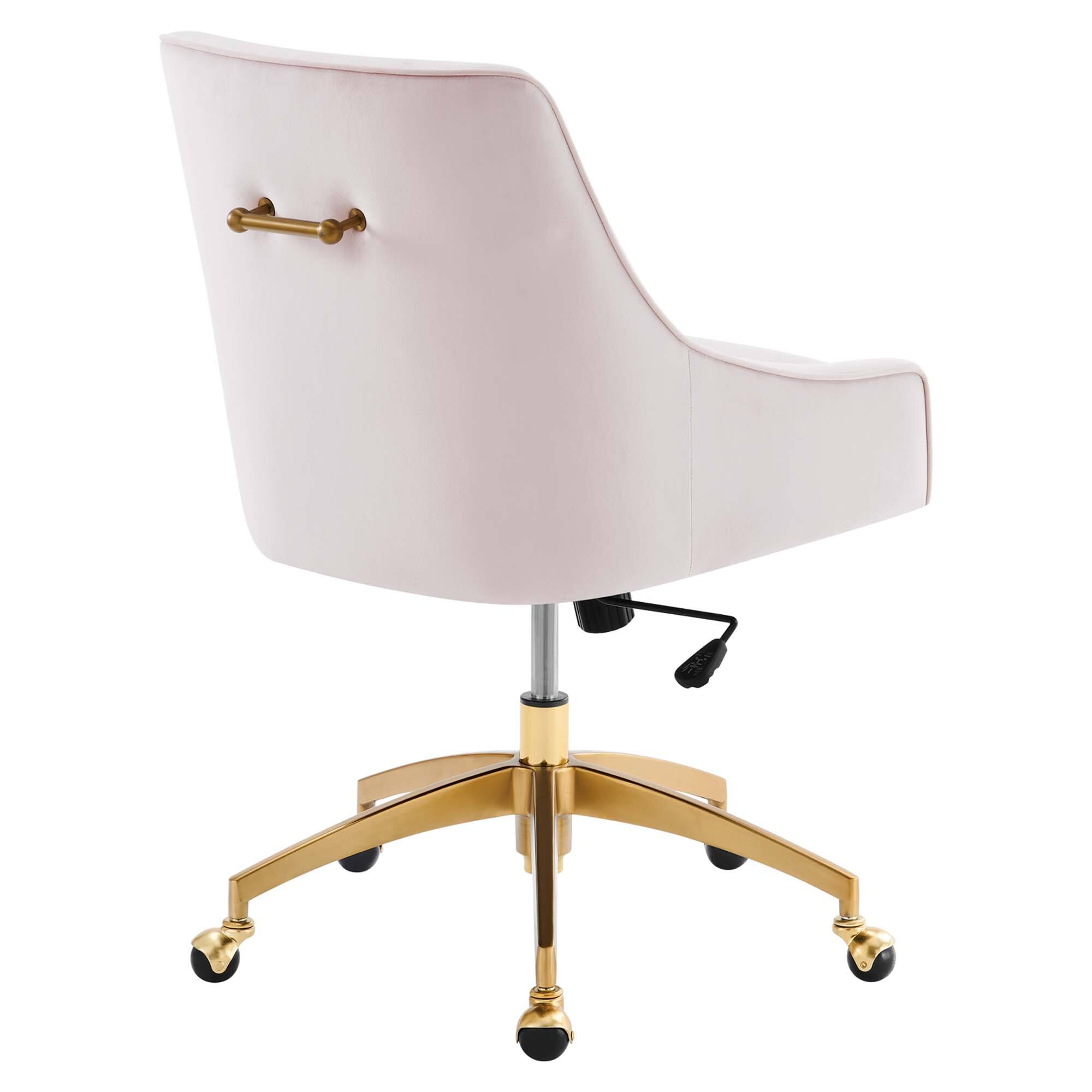 Back. Modway - Discern Performance Velvet Office Chair by Modway - Red.