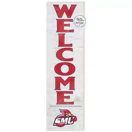 Jardine - St. Mary's Cardinals 10'' x 35'' Indoor/Outdoor Welcome Sign - White