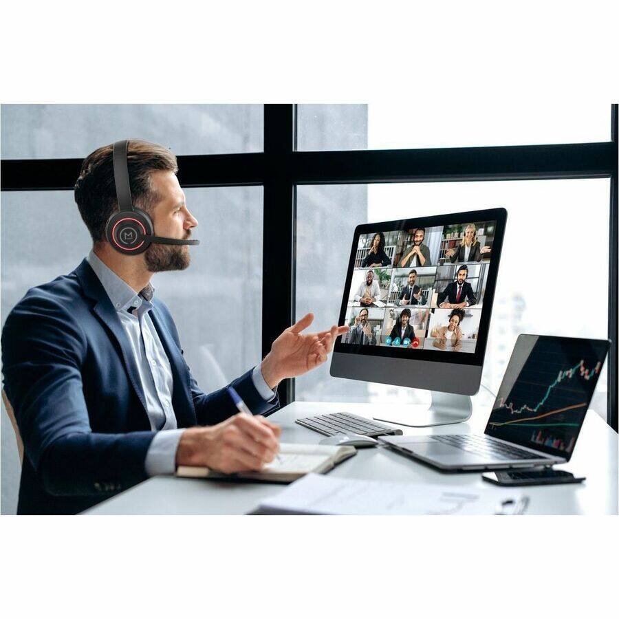 Alt View 2. Morpheus 360 - Morpheus 360 Sanctuary Wireless Noise Canceling UC Headset-HS6750ANC - UC Compatible - Stereo - Bluetooth - Over-the-hea - Unknown.