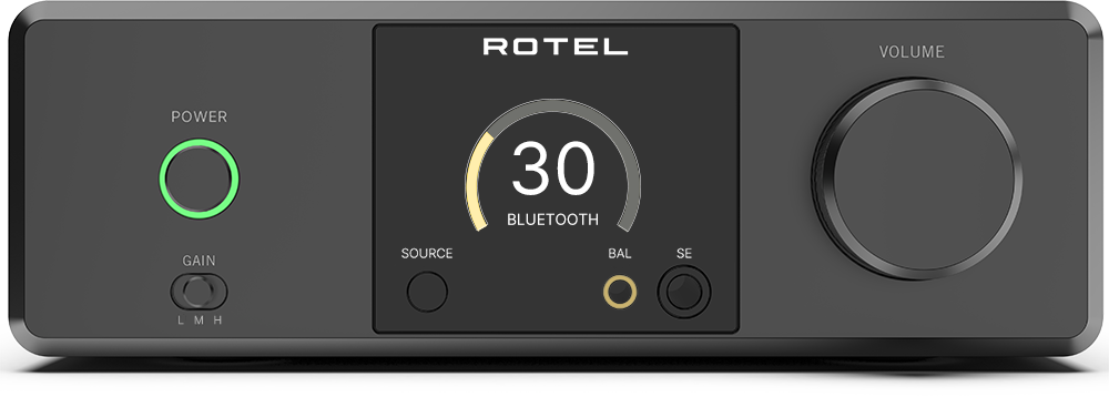 Rotel - DX-3 Headphone Amplifier - Black - Front_Zoom