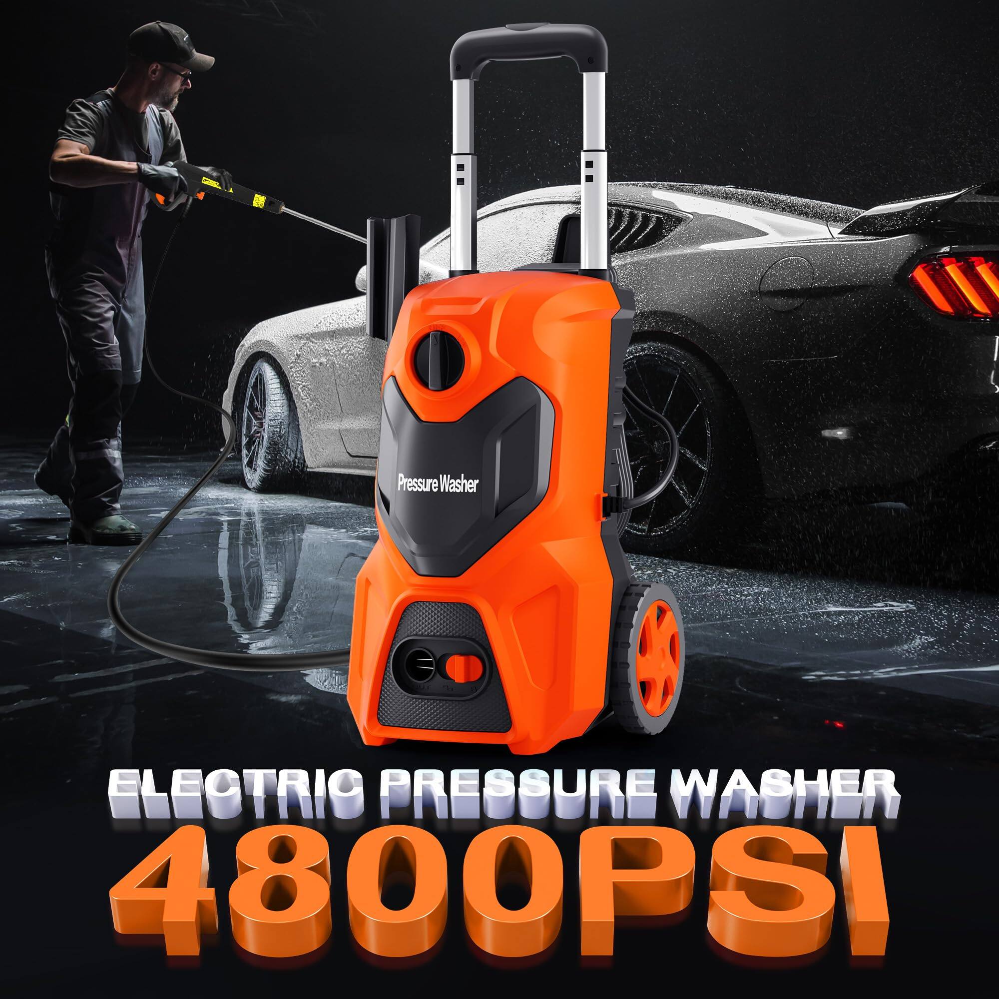 Pressure Washer 3 ELECTRIC PRESSURE WASHER 4800PSI