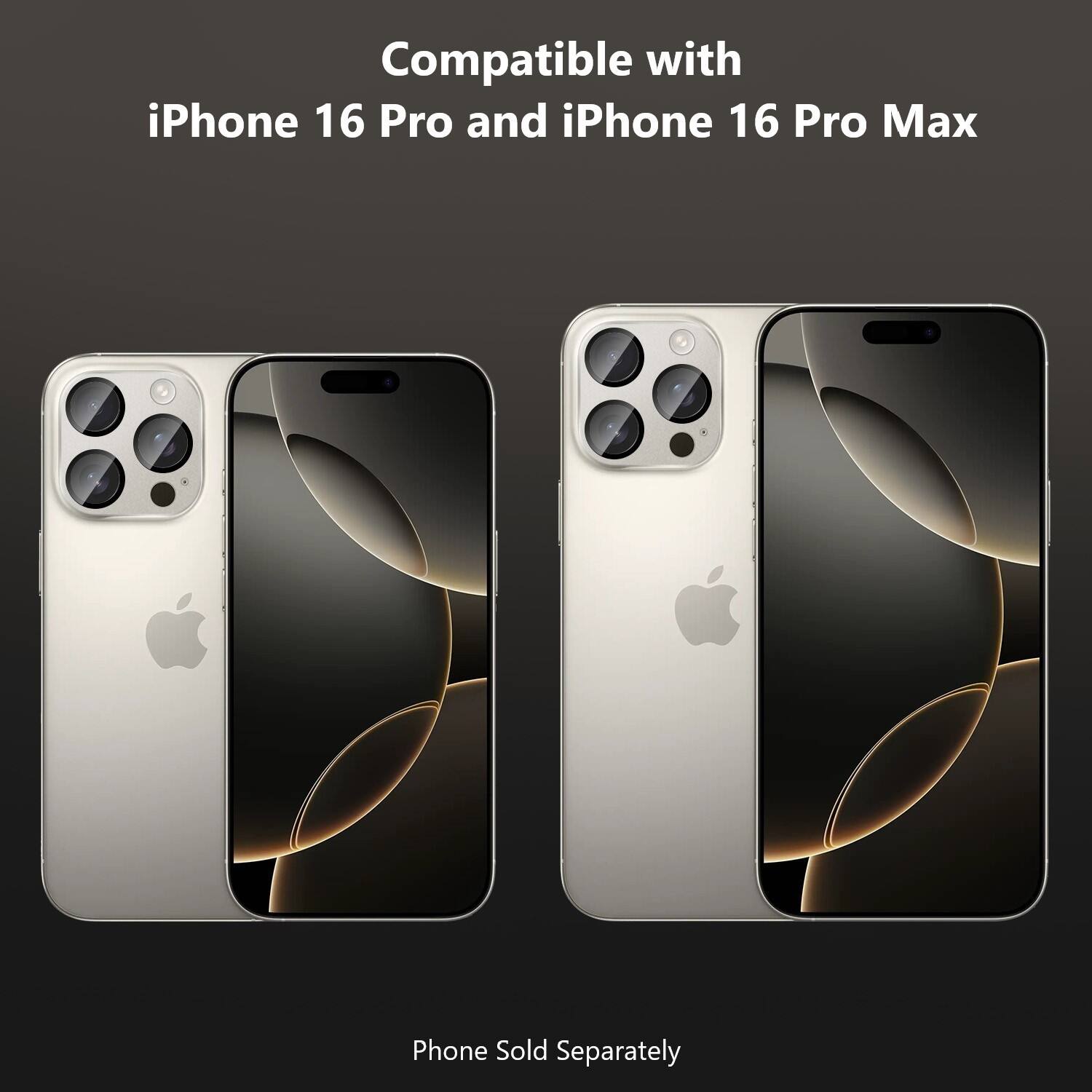 Compatible with iPhone 16 Pro and iPhone 16 Pro Max. Phone sold separately.