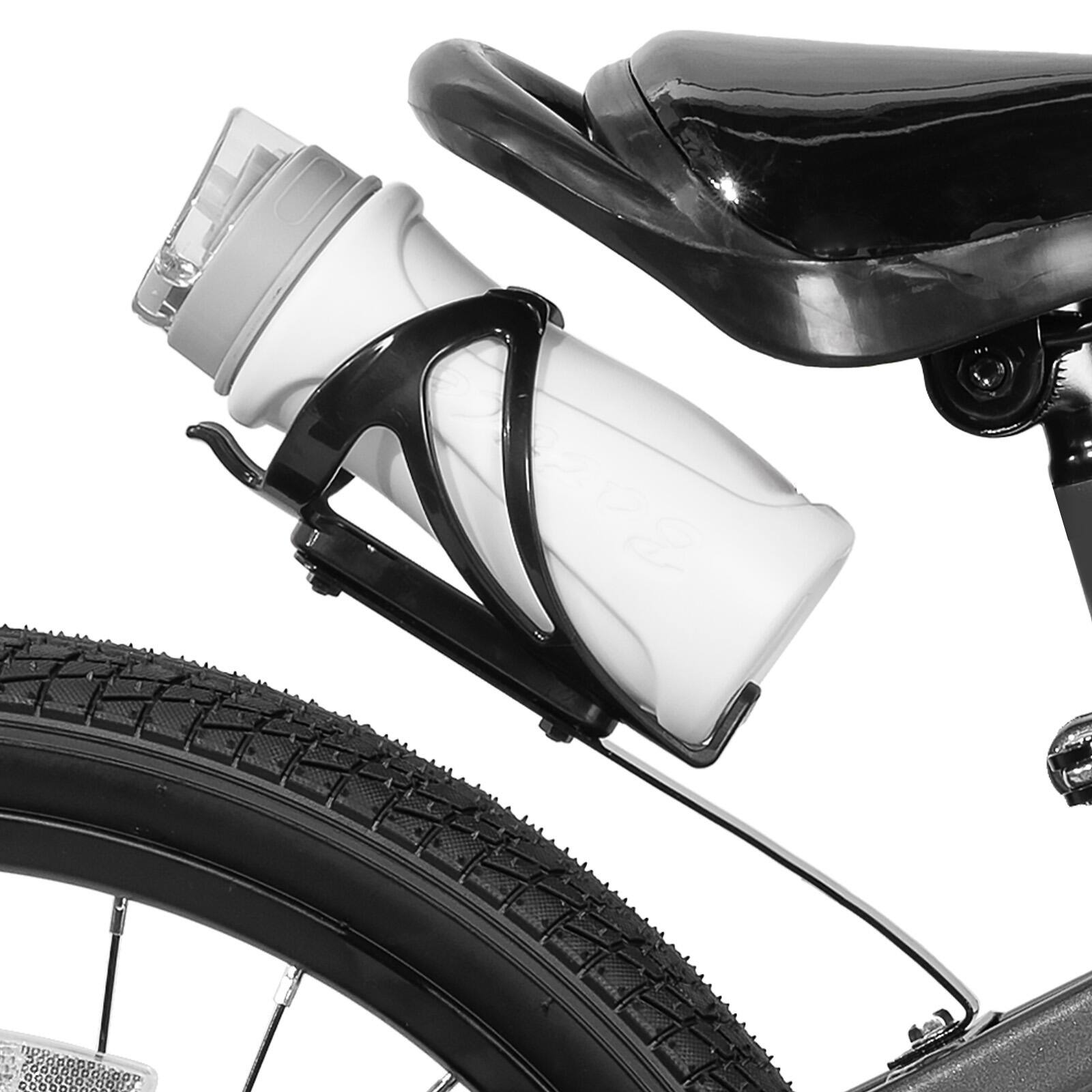 Alt View 5. JOYSTAR - Pluto 20" Kids Bike with Light Up Training Wheels, Kids' Bicycle for Boys Girls Ages 7-13, Children Bikes, Gray - Gray.