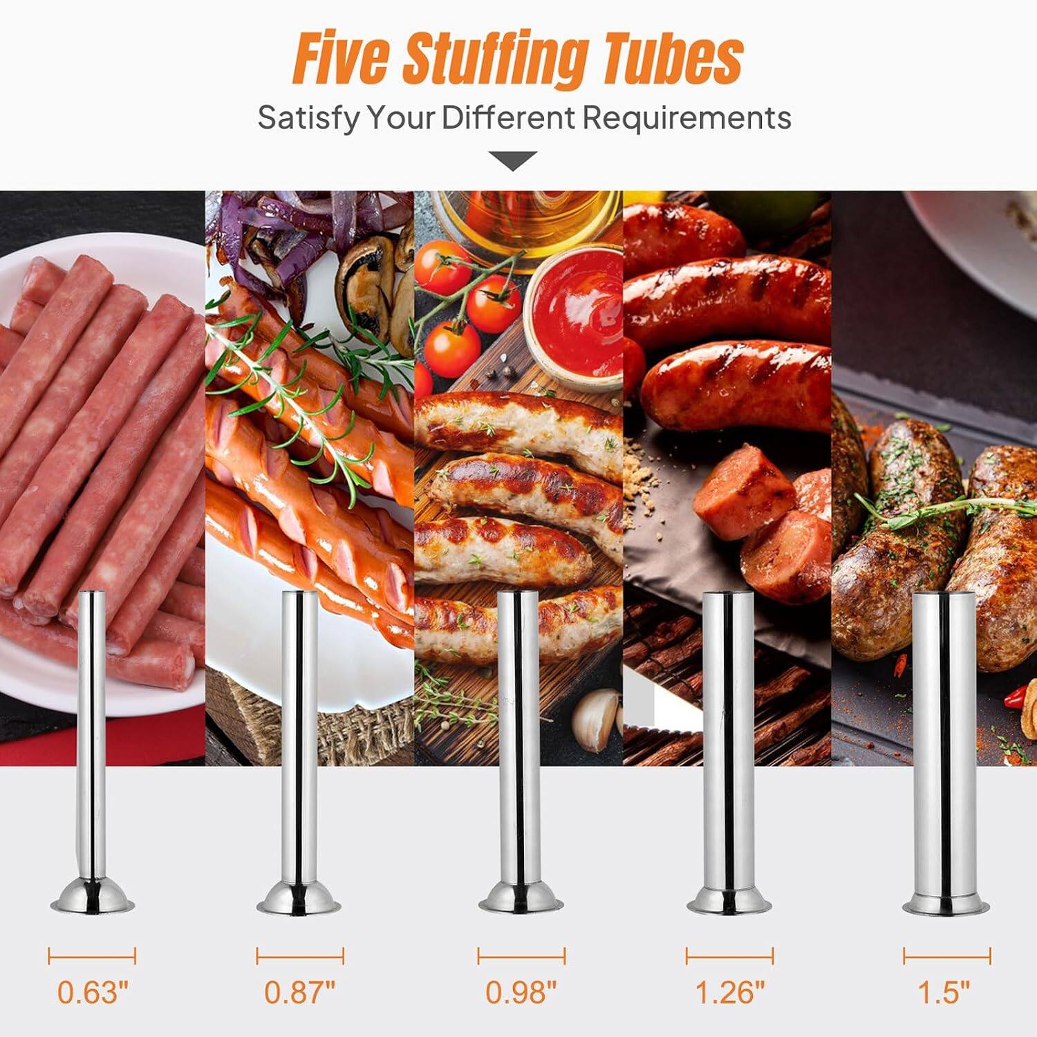 Five Stuffing Tubes Satisfy Your Different Requirements

0.63"
0.87"
0.98"
1.26"
1.5"