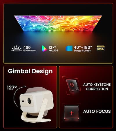 JmGO N1S Nano Mini Portable Projector 200 JmGO N1S Nano Mini Portable Projector 200