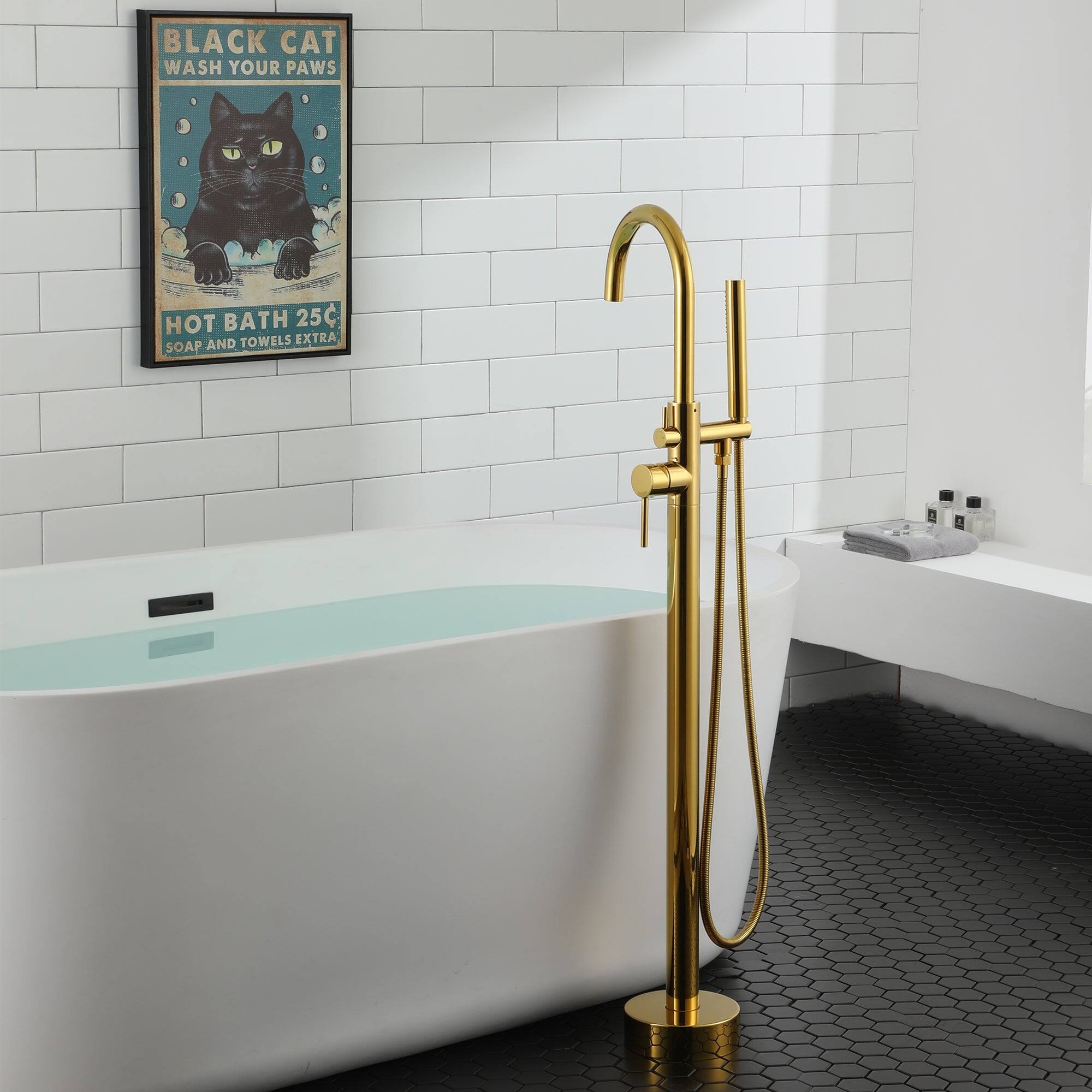 BLACK CAT WASH YOUR PAWS HOT BATH 25C SOAP AND TOWELS EXTRA