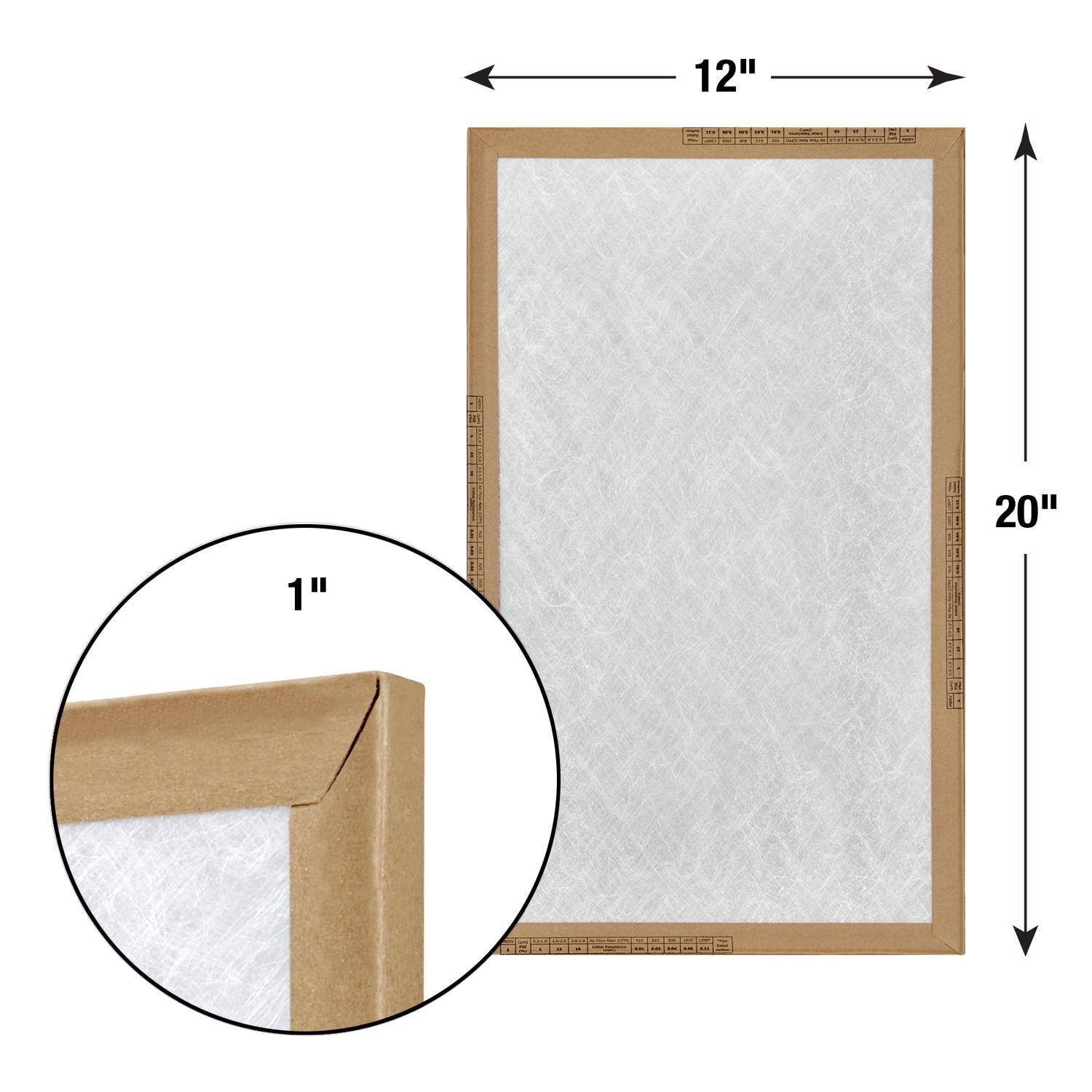 12" x 20"  
1"  
Init 1