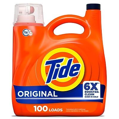 Tide Original
6X Boosted Clean Even in Cold
100 Loads
