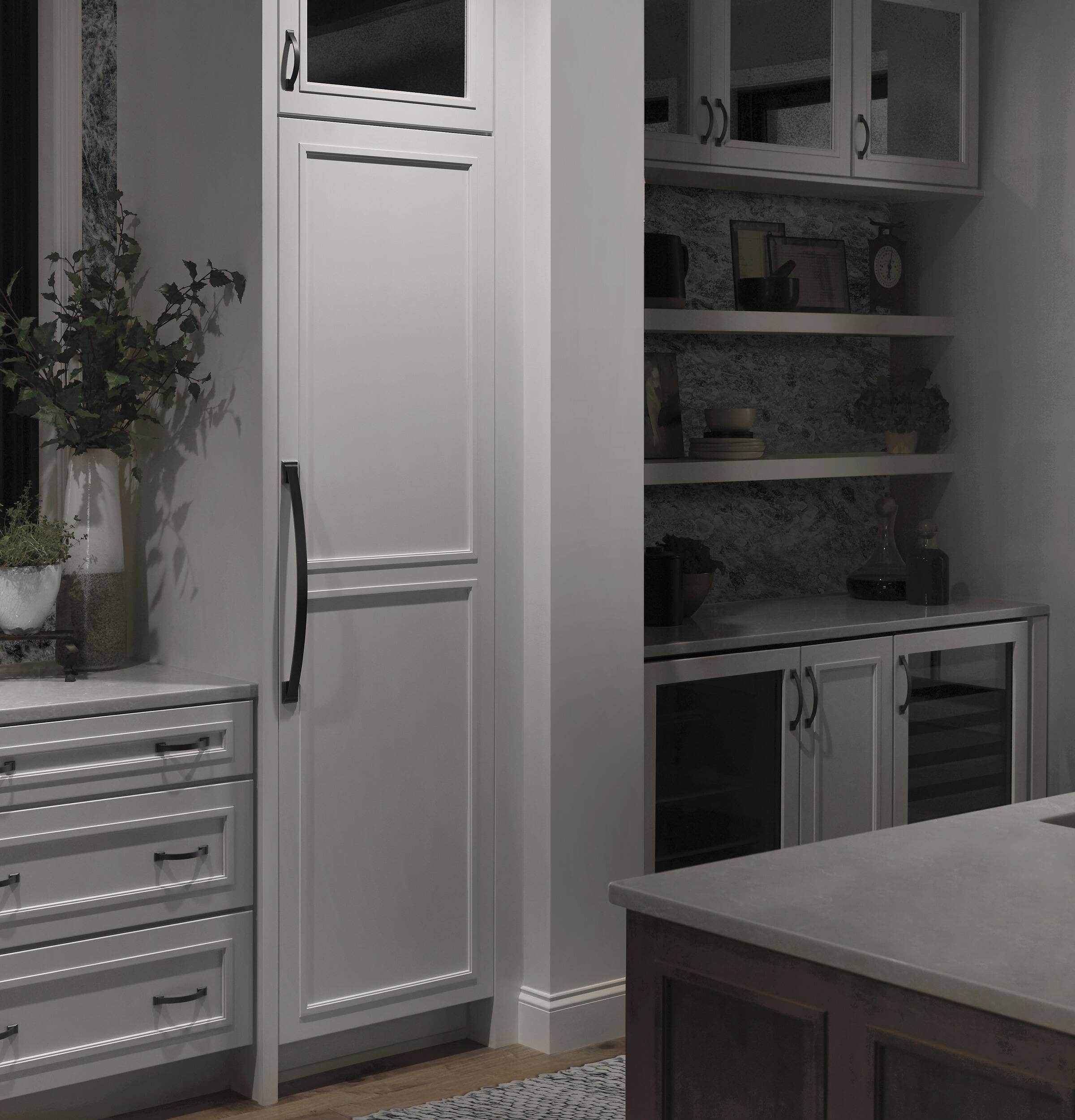 Alt View 11. Monogram - 17.6 Cu. Ft. Column Smart Refrigerator with Ramp-Up LED Interior Lighting - Custom Panel Ready.