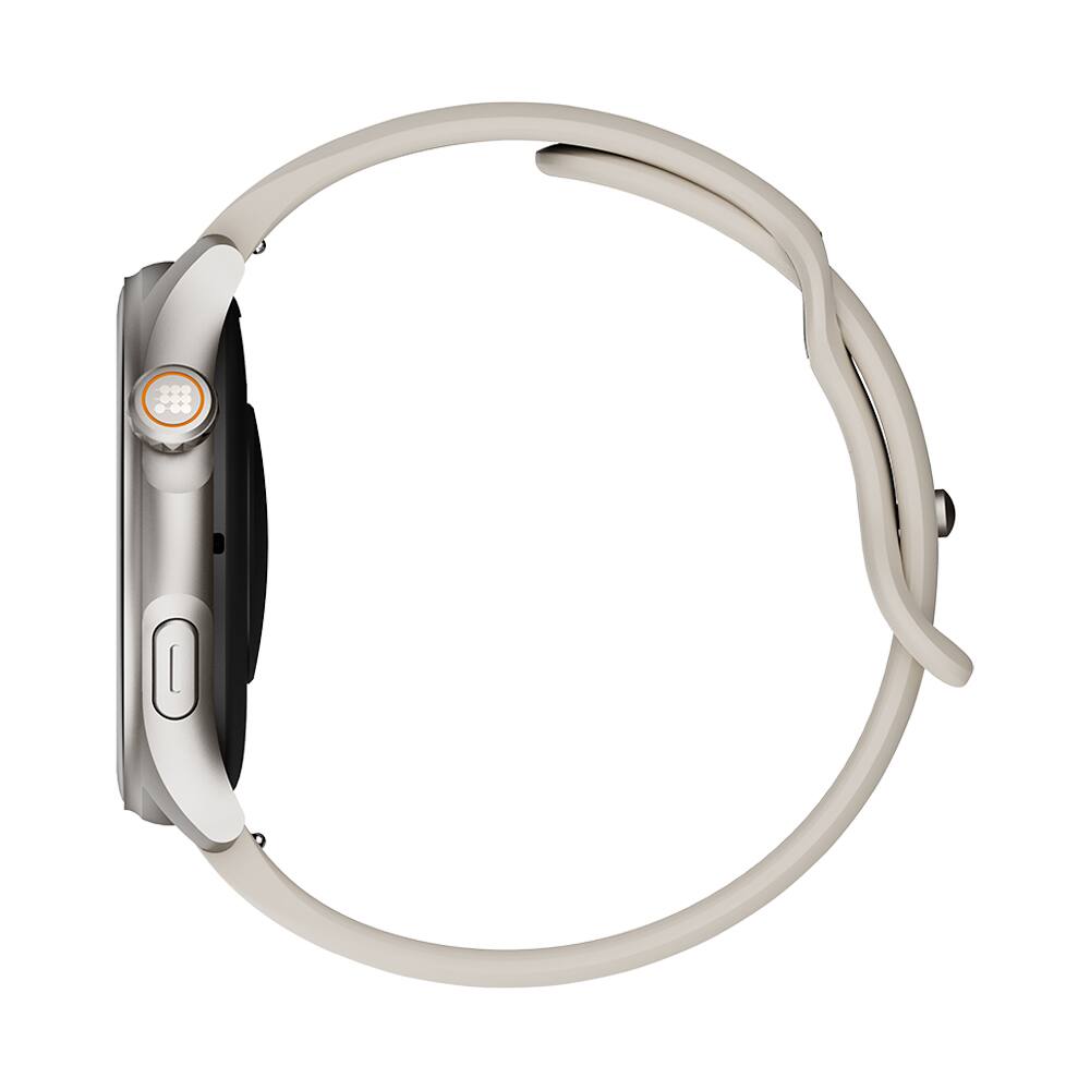 Back. Cubitt - Cubitt AURA Smartwatch / Fitness Tracker with 1.43" Touch AMOLED Screen - Grey.