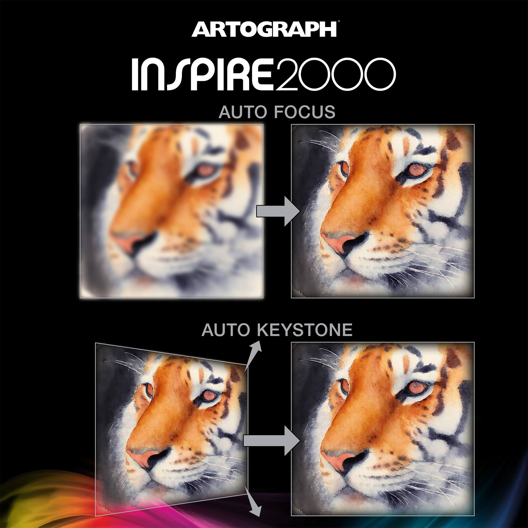 ARTOGRAPH  
INSPIRE2000  
AUTO FOCUS  
AUTO KEYSTONE