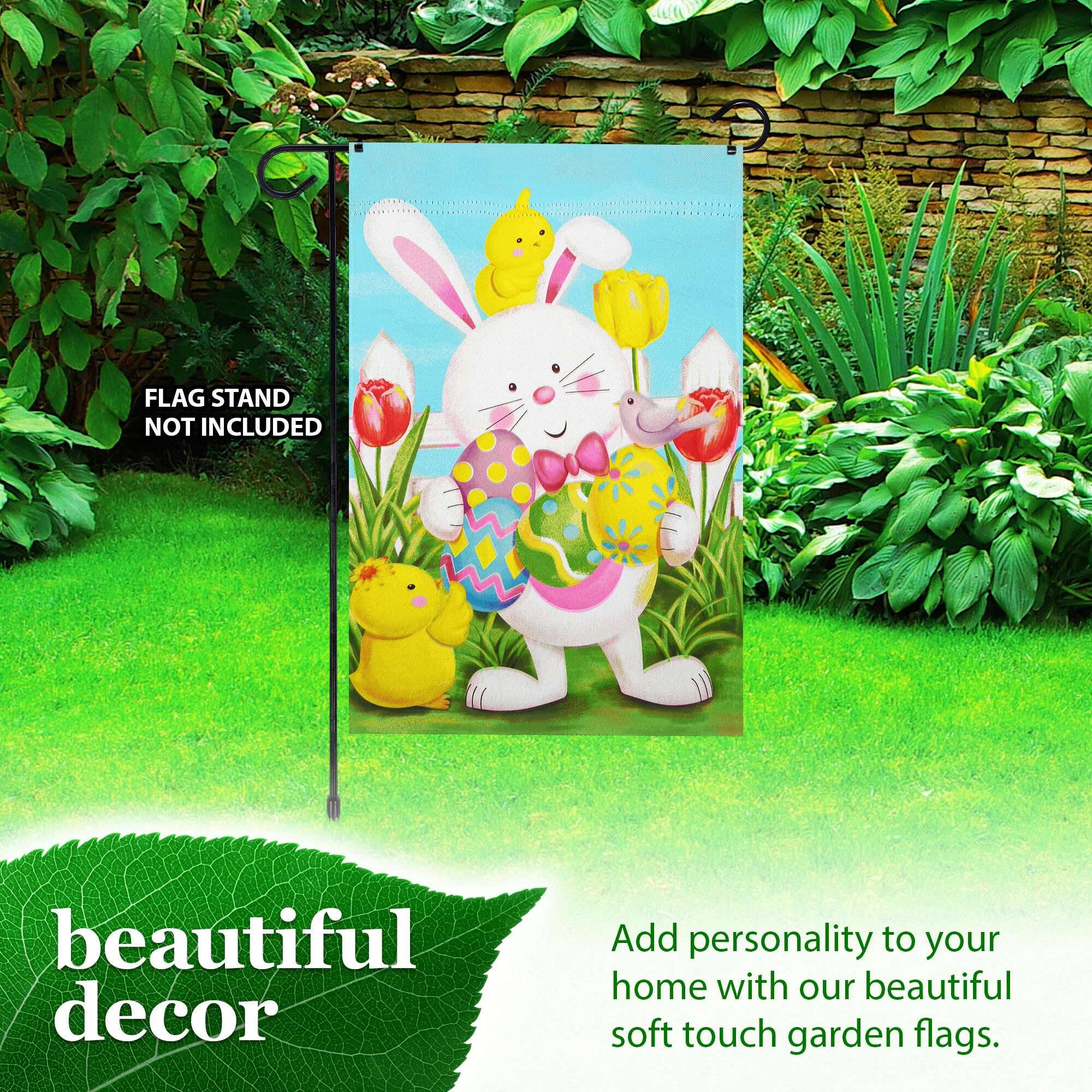 FLAG STAND NOT INCLUDED

beautiful decor

Add personality to your home with our beautiful soft touch garden flags.