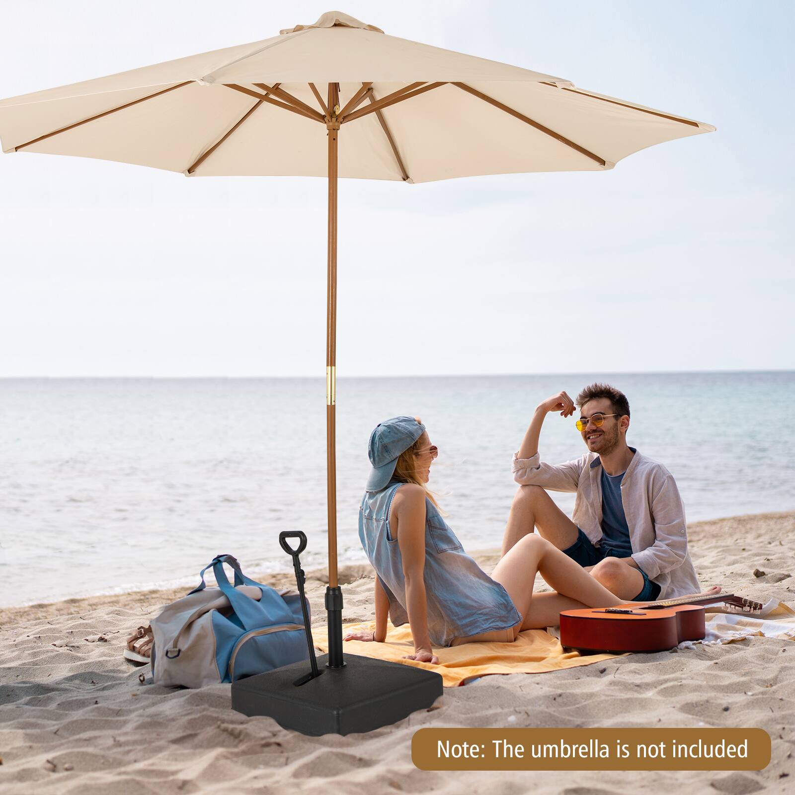 Note: The umbrella is not included