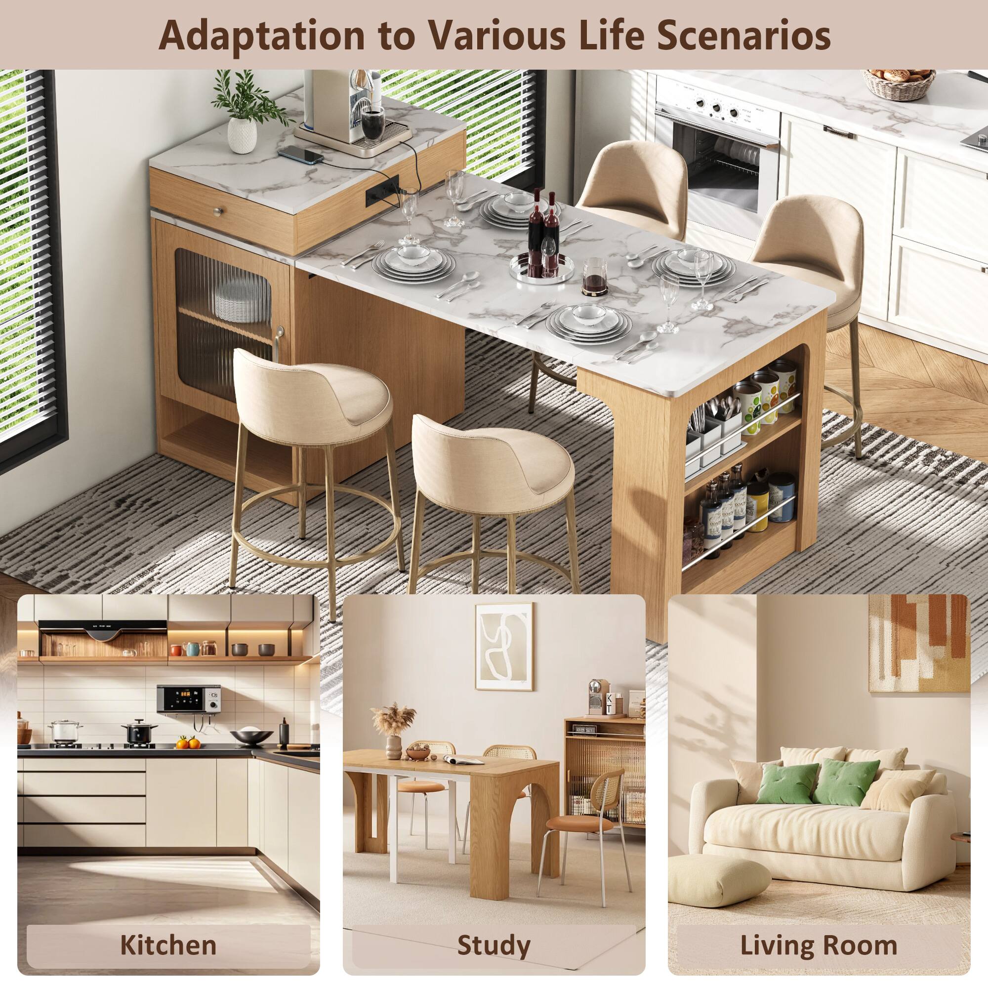 Adaptation to Various Life Scenarios

Kitchen

Study

Living Room