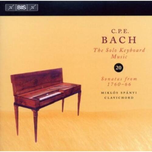 C.P.E. BACH  
The Solo Keyboard Music  

20 Sonatas from 1760-66  

MIKLOS SPANYI  
CLAVICHORD