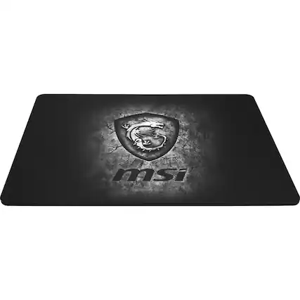 Front. MSI - AGILITY Gaming Mouse Pad - Black.