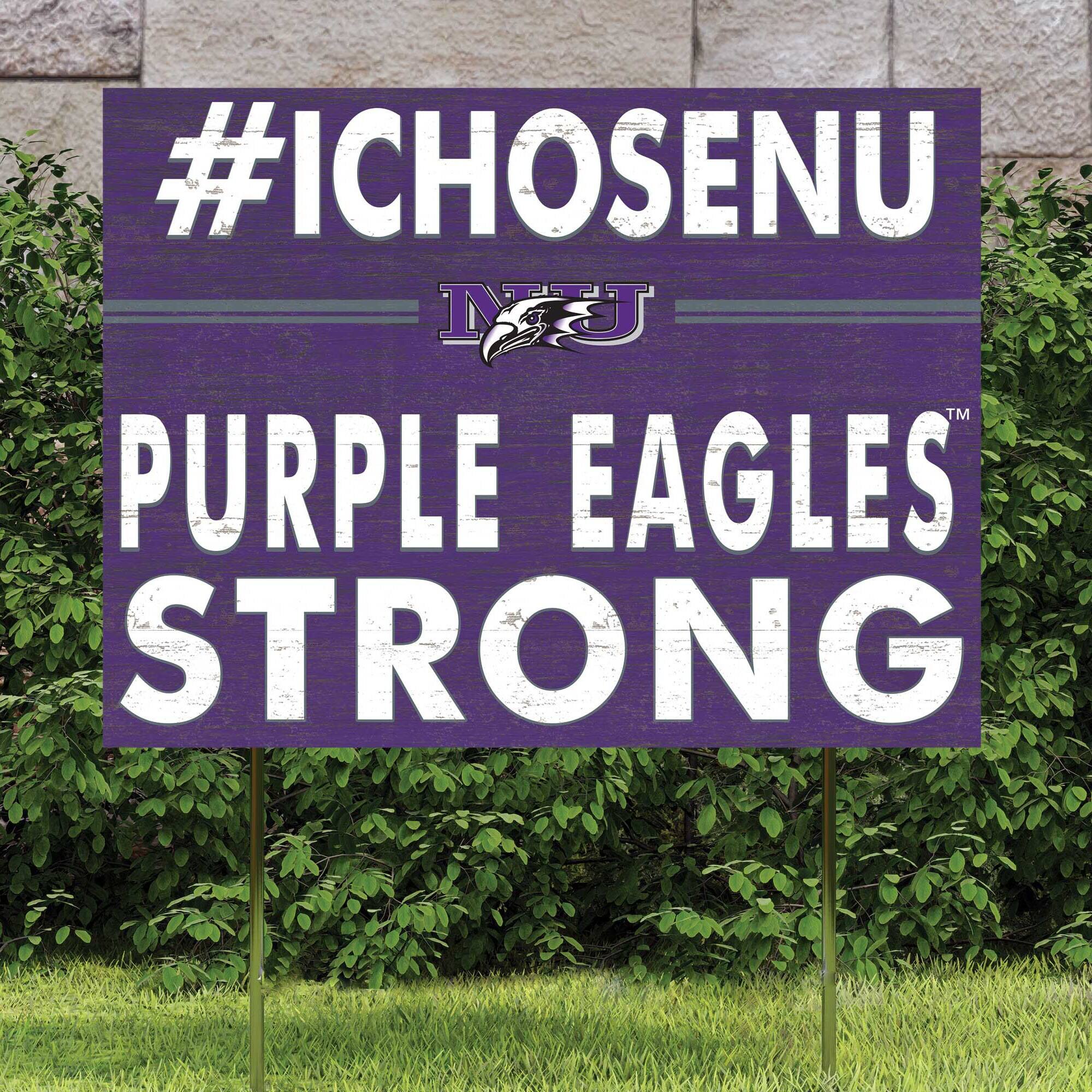 #ICHOSENU  
NJ  
PURPLE EAGLES™  
STRONG