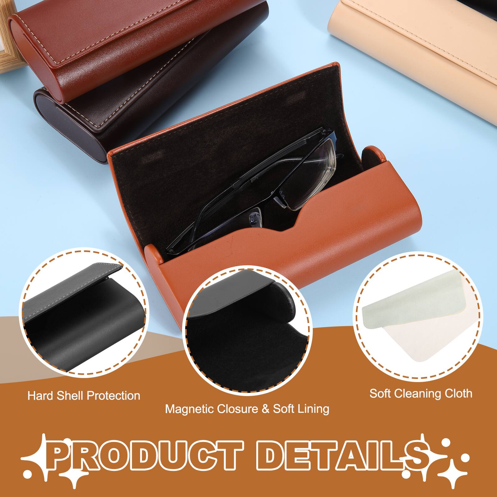 Hard Shell Protection  
Magnetic Closure & Soft Lining  
Soft Cleaning Cloth  

PRODUCT DETAILS