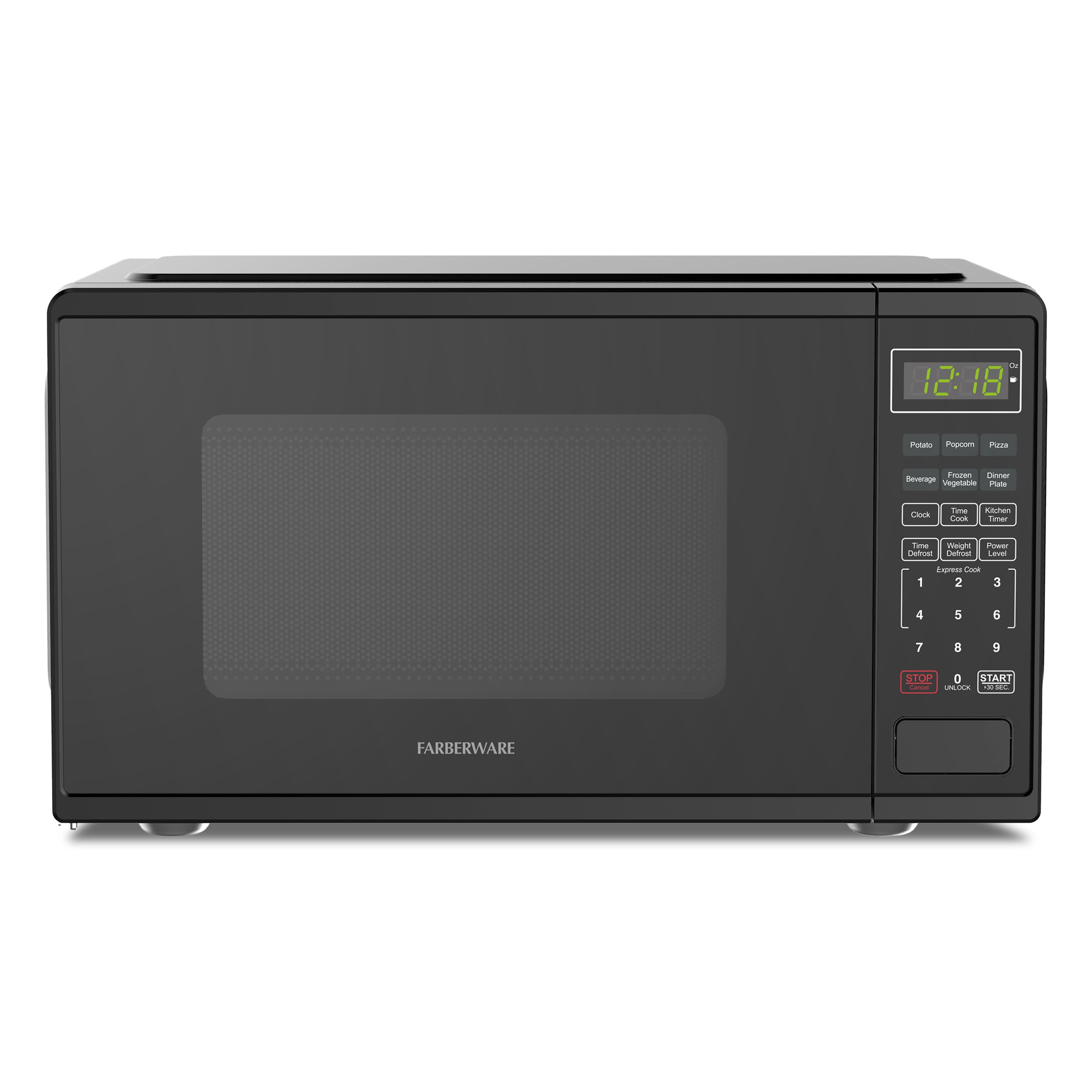 Farberware - 0.9 cu. ft. 900 Watt Microwave Oven - Black