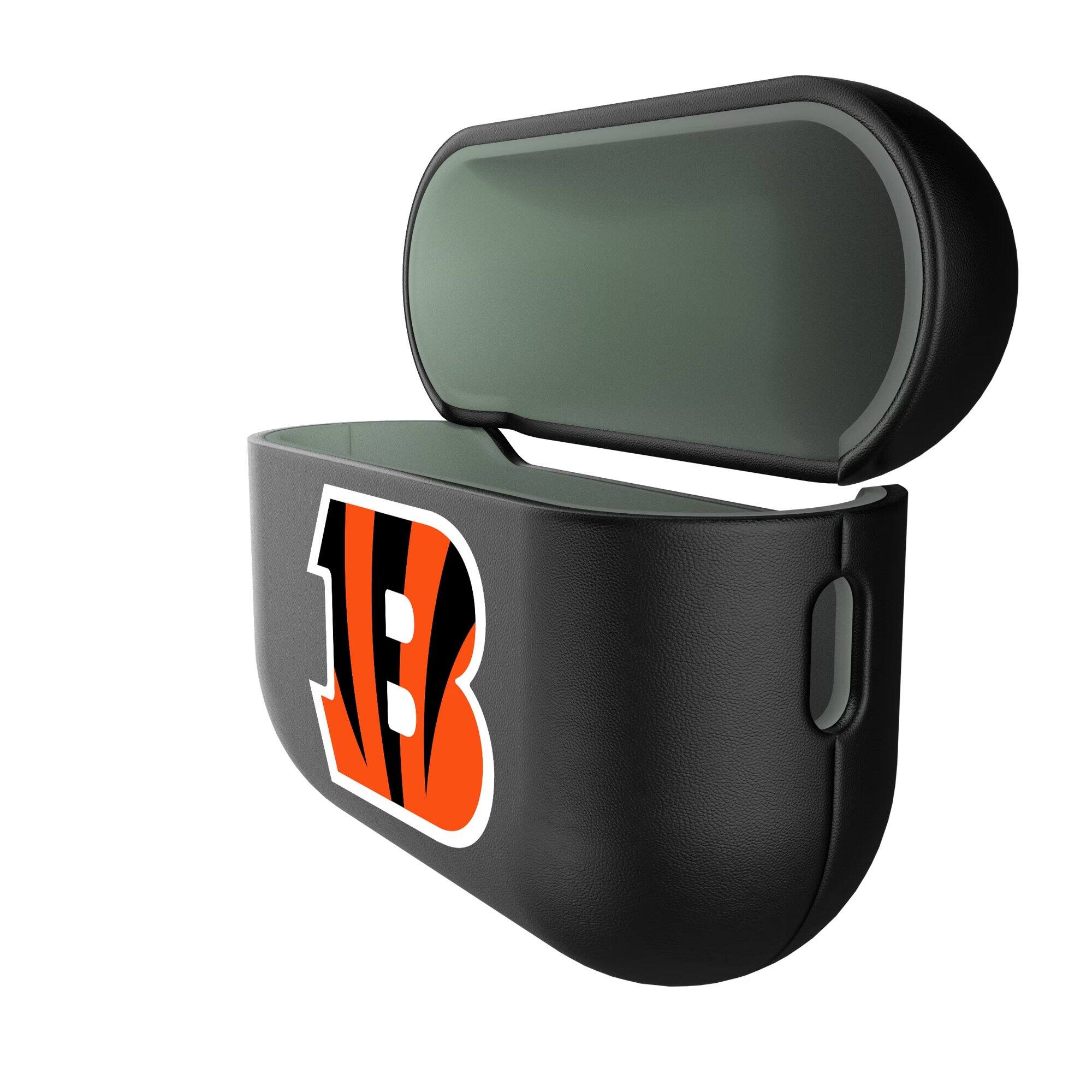 Alt View 1. Keyscaper - Cincinnati Bengals AirPods Pro 3rd Generation Case Cover - No Size - Black.