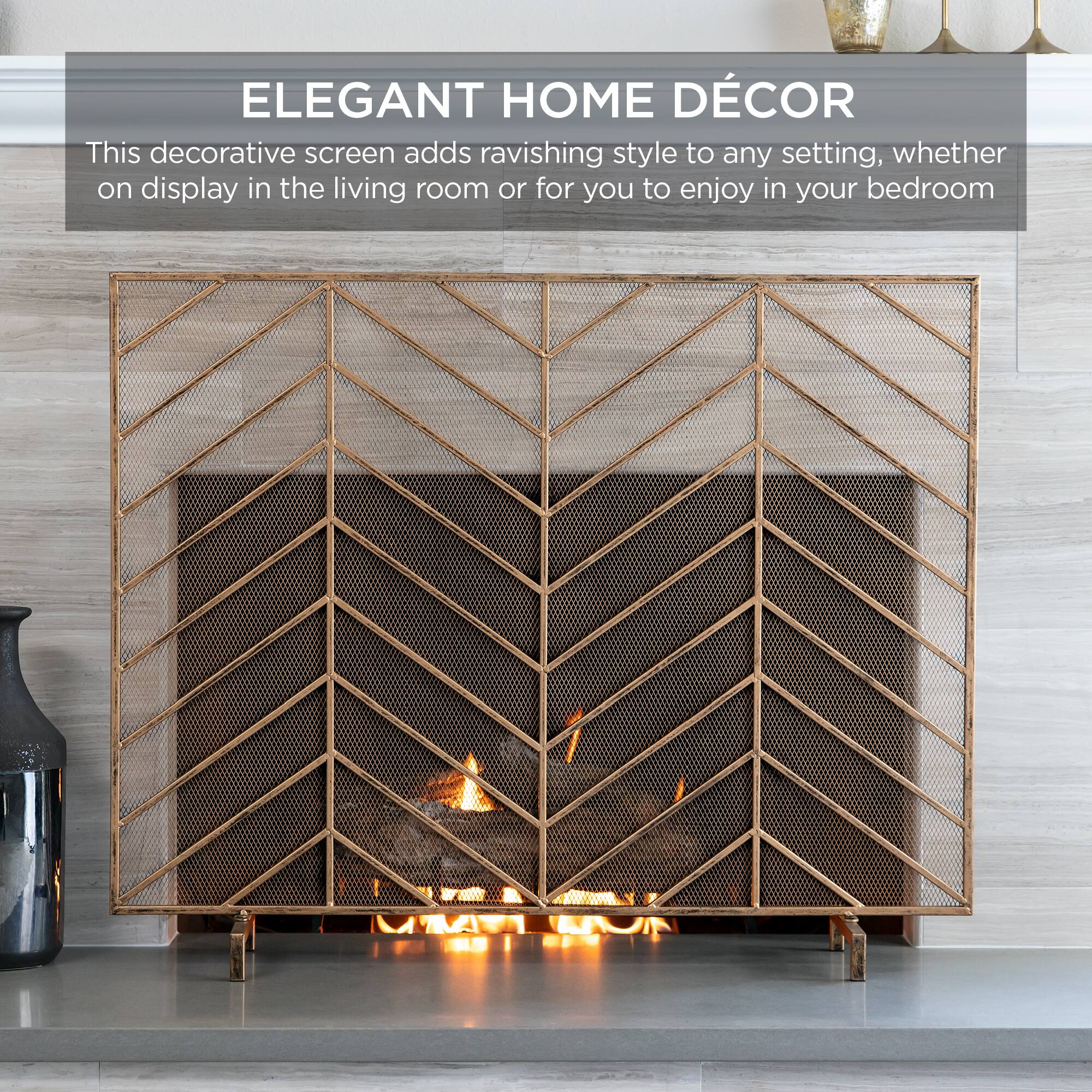 ELEGANT HOME DÉCOR

This decorative screen adds ravishing style to any setting, whether on display in the living room or for you to enjoy in your bedroom.