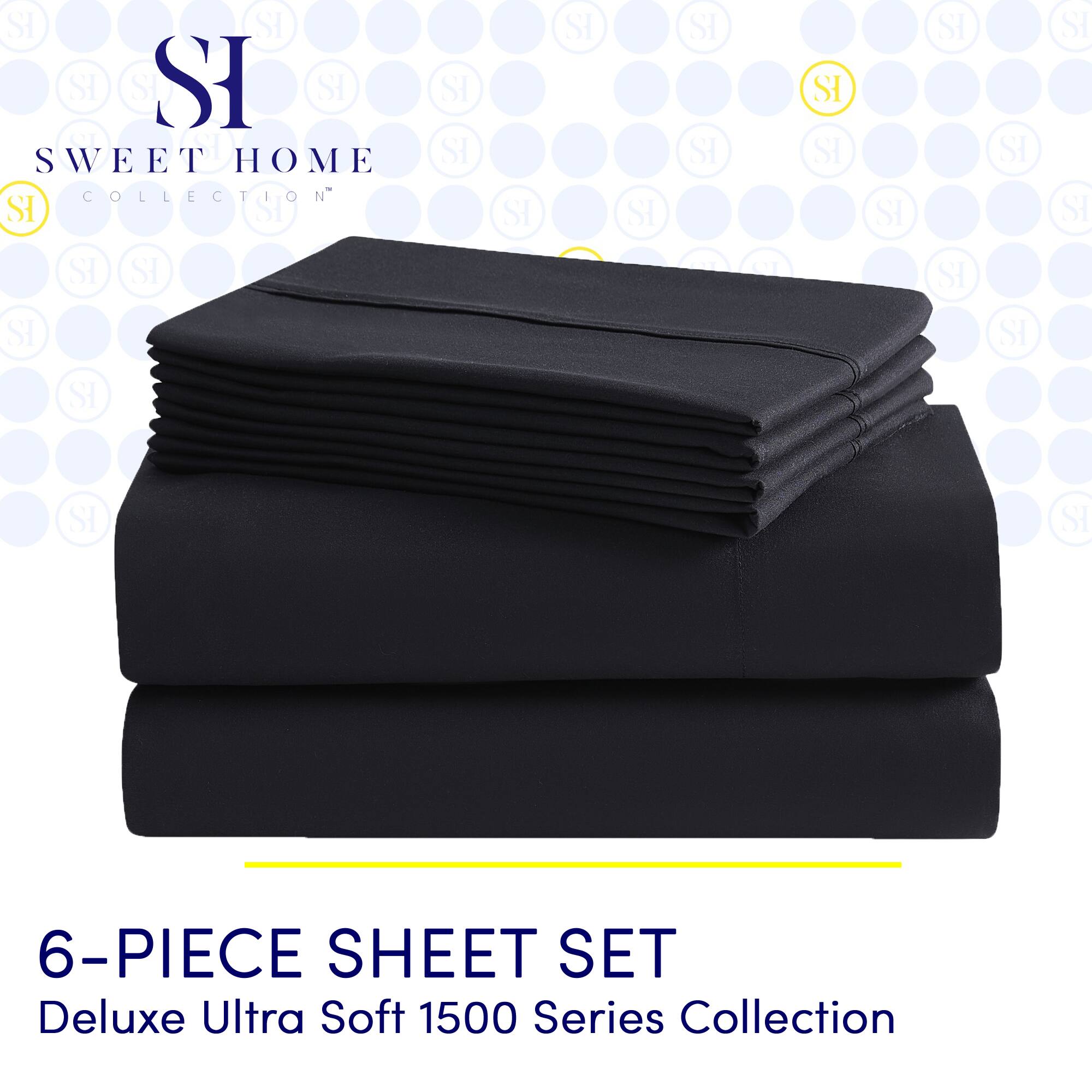 SI SI SI SI SI SI OI SWEET HOME COLLECTION "N SI SI SI SI SI SI SI SI SI SI SI SI - SI SI SI SI SI SI SI SI SI SI SI SI 6-PIECE SHEET SET Deluxe Ultra Soft 1500 Series Collection

---

SI  
SWEET HOME  
COLLECTION™

---

6-PIECE SHEET SET  
Deluxe Ultra Soft 1500 Series Collection