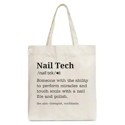 Nail Tech
/nail tek/
Someone with the ability to perform miracles and touch souls with a nail file and polish.
See also: therapist, confidante.