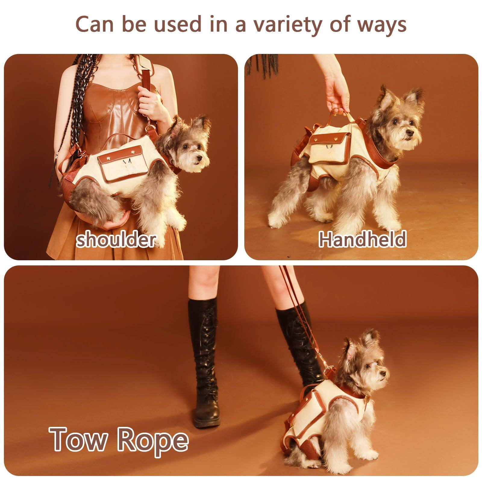 Can be used in a variety of ways

- shoulder
- Handheld
- Tow Rope