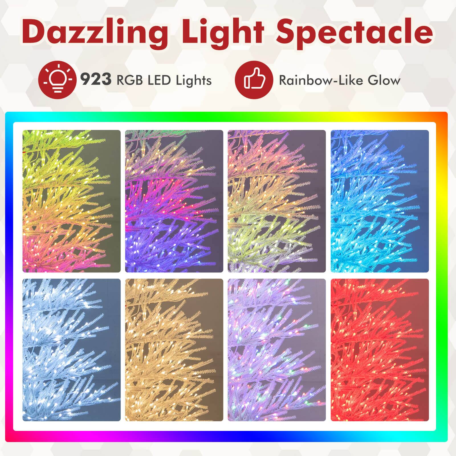 Dazzling Light Spectacle

923 RGB LED Lights

Rainbow-Like Glow