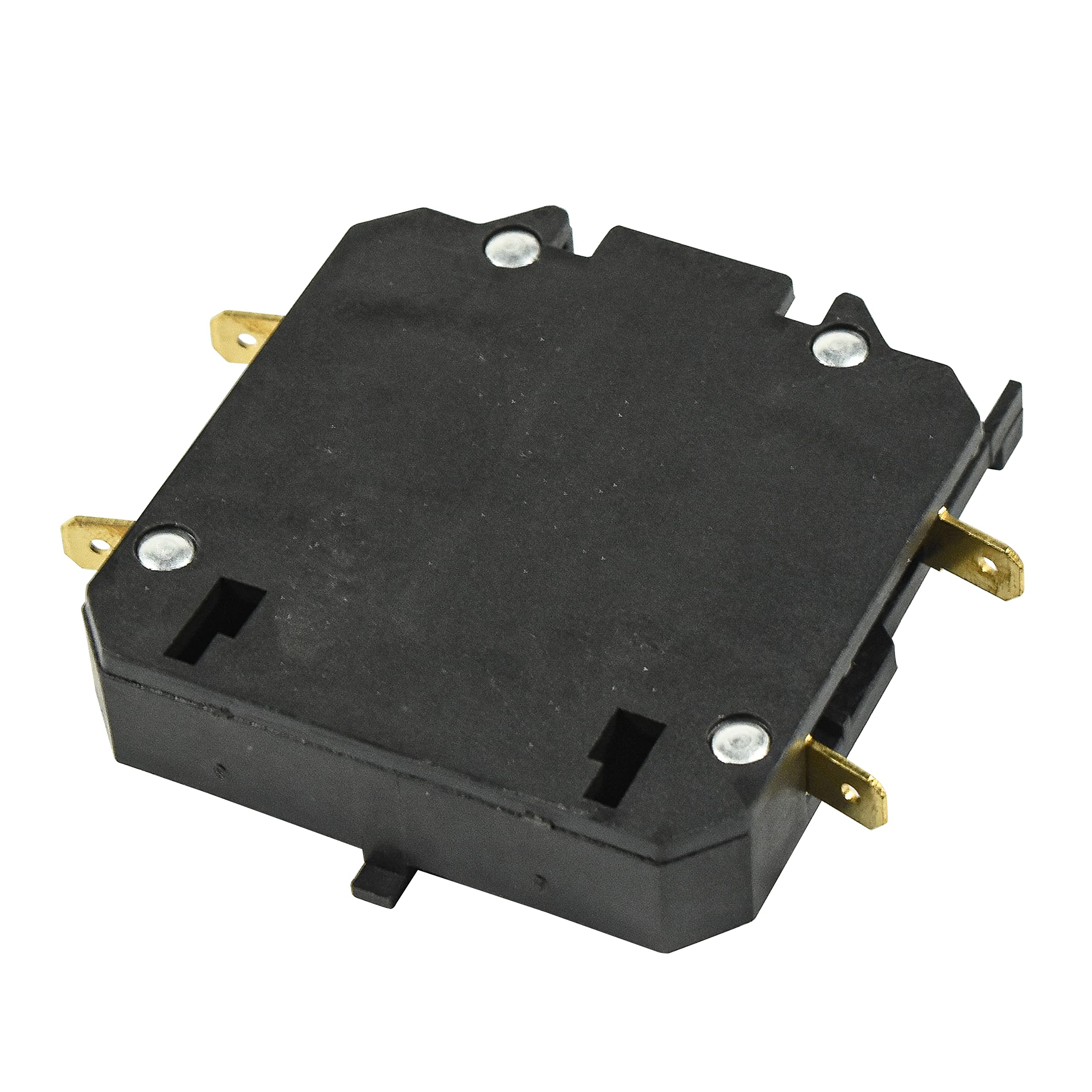 Back. HQRP - Auxiliary Switch 10 A 600 VAC SPDT 1NC-1NO 1/4 Quick Connect for SA1Z600VQ Contactor - Black.