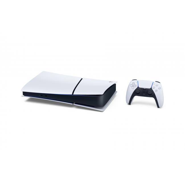 Alt View 4. Sony - PlayStation 5 Digital Edition + PlayStation 5 DualSense Wireless Controller Starlight Blue - Includes PS5 Console & - White.