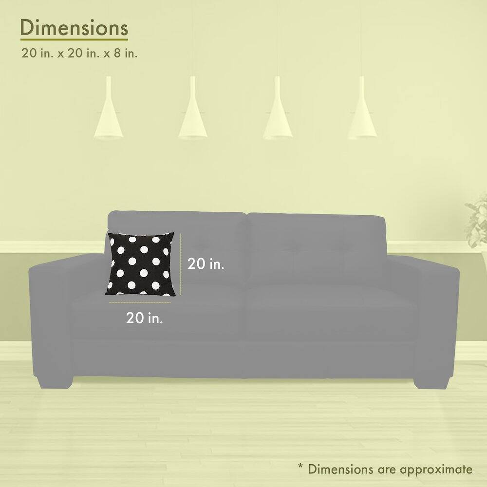 Dimensions  
20 in. x 20 in. x 8 in.  

20 in.  
20 in.  

*Dimensions are approximate