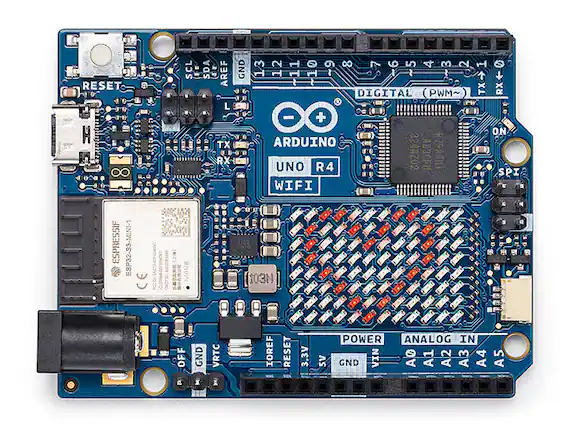 RESET H ESPRESSIF ESP32-S3-MINI-1 CE SCL O MONB NHOOO I SDA R AREF GND 13 12 ~11 -10 x DIGITAL (PWM~) T R L - + ON TX ARDUINO RX UNO R4 3248202 B3F R78A4M1 SPI WIFI 103N OFF GND I VRTC I IOREF RESET 3.3V SV POWER ANALOG IN GND VIN AO A1 A2 A3 A4 A5