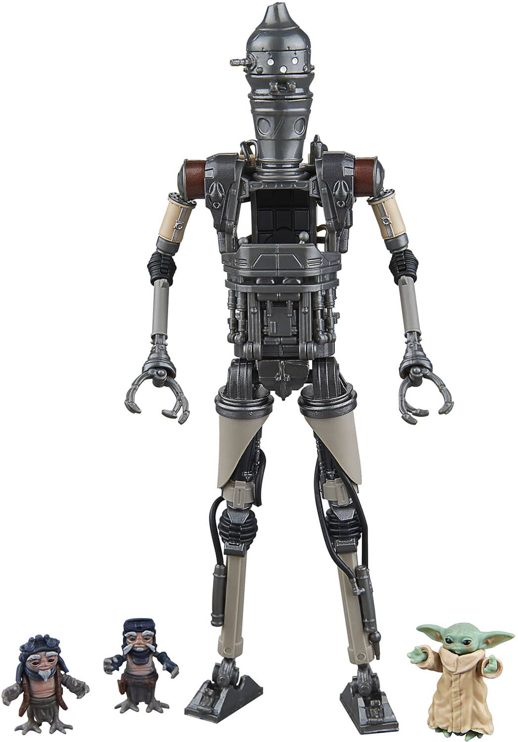 Hasbro - Collectibles - Star Wars: The Mandalorian - Black Series - Deluxe IG-12 & Grogu - COLLECTABLES - Multicolor
