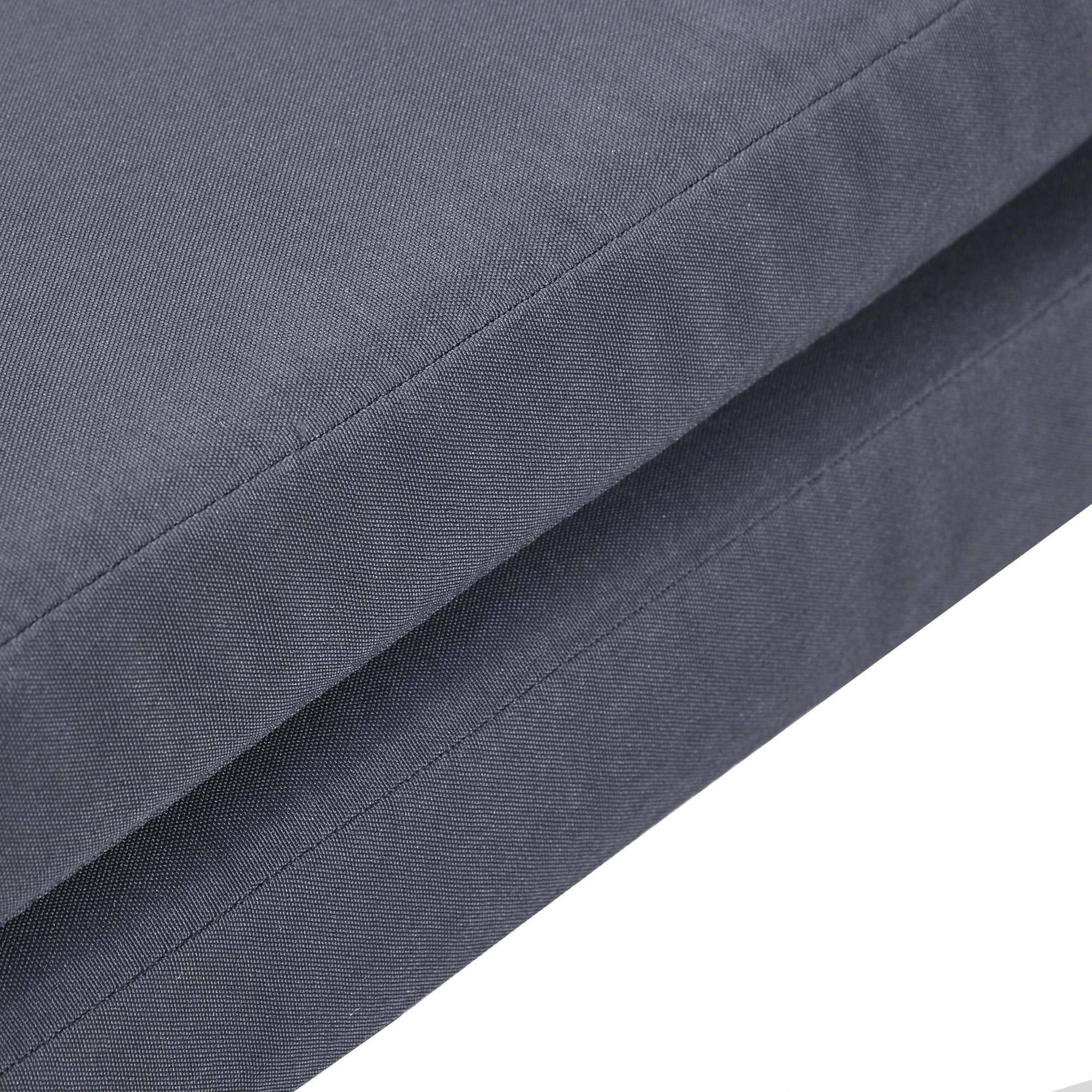 Alt View 2. Resenkos - Resenkos Outdoor Swing Cushions With Tufted Back, 2-Pack Seat & Backrest Ties,  Patio Furniture Replacement, Dark Gray.